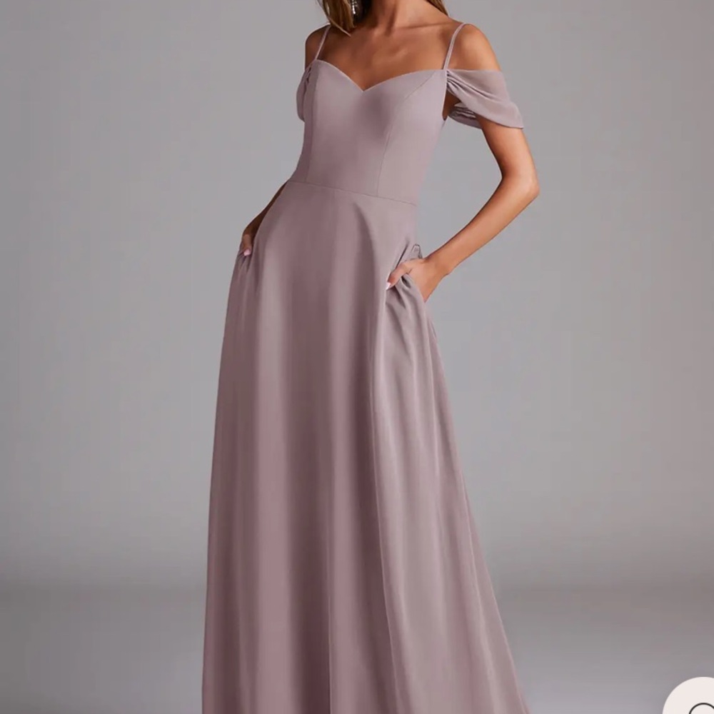 Azazie Marley Dress-Dusk